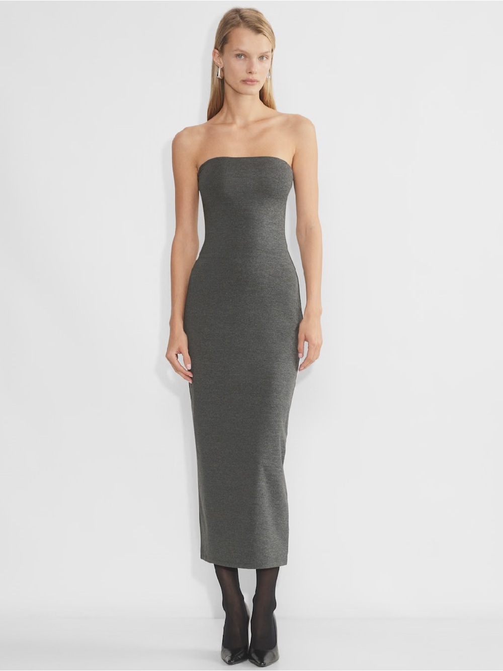 NWOT Aritzia Original Contour Enrapture Strapless Maxi Second Skin Tube Dress